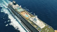 Crystal Cruises aerial shot 1