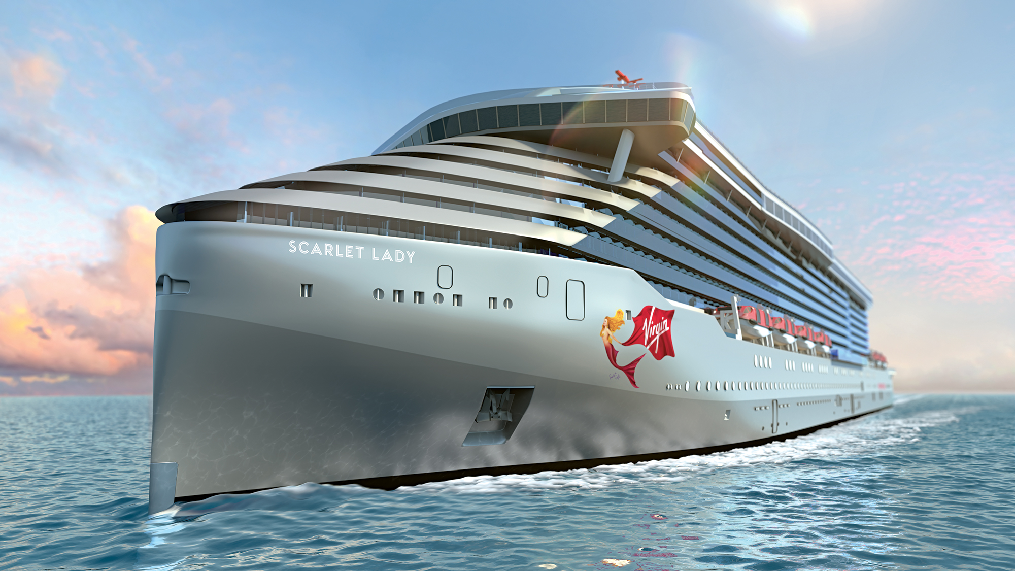 The Scarlet Lady Is Nearly Here Virgin Voyages first ship named