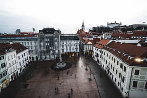 Bratislava Town Square Photo
