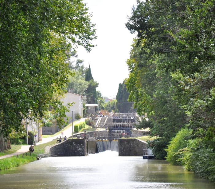 European Waterways Destinations A Lock Flight on the Canal du Midi.jpg