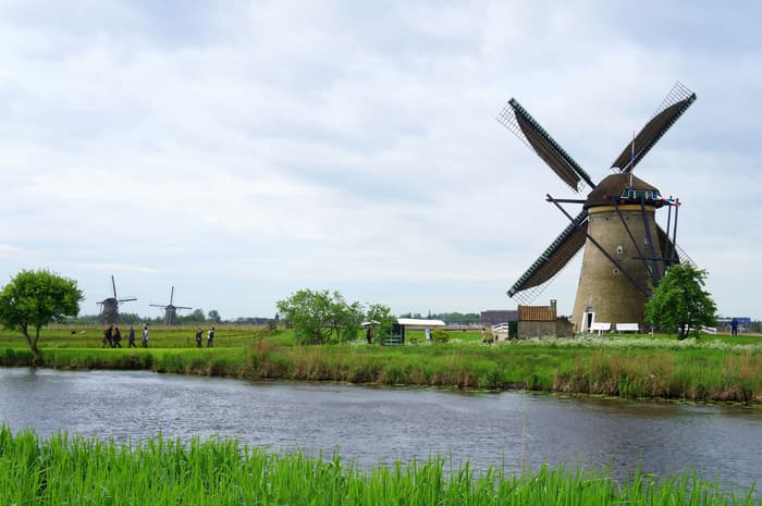 European Waterways Destinations Panache Holland River and Windmill.jpg