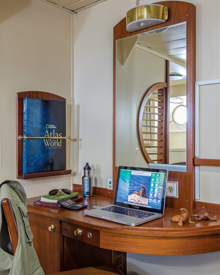 Lindblad Expeditions National Geographic Endeavour Accommodation Category 3 Desk.jpg