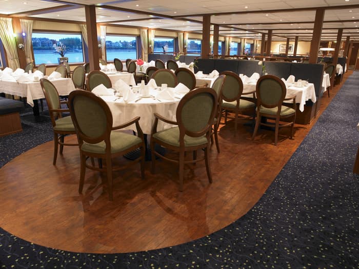 The River Cruise Line MS Serenity Interior Restaurant 2.jpg
