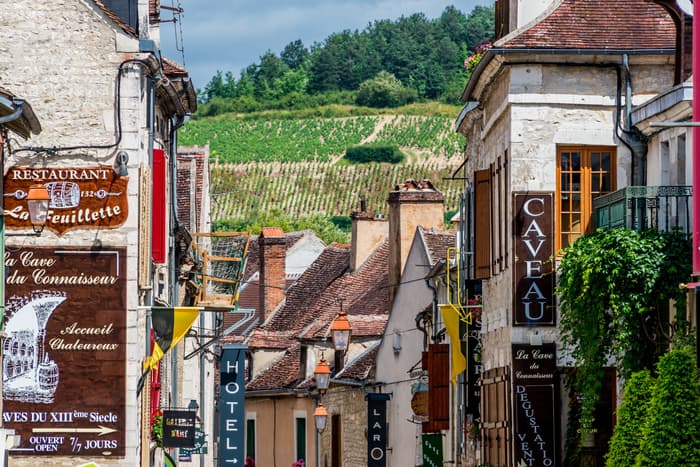European Waterways L'Art de Vivre Destinations Chablis Streets with Vineyards.jpg