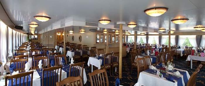 The River Cruise Line MS Chernishevsky Interior Restaurant.jpg