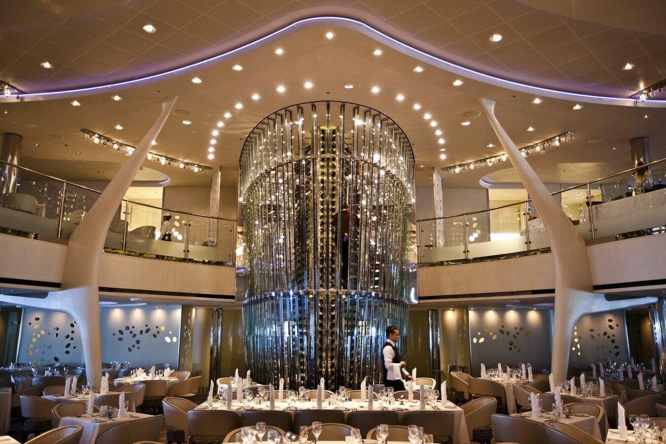 cruise ship captain's table