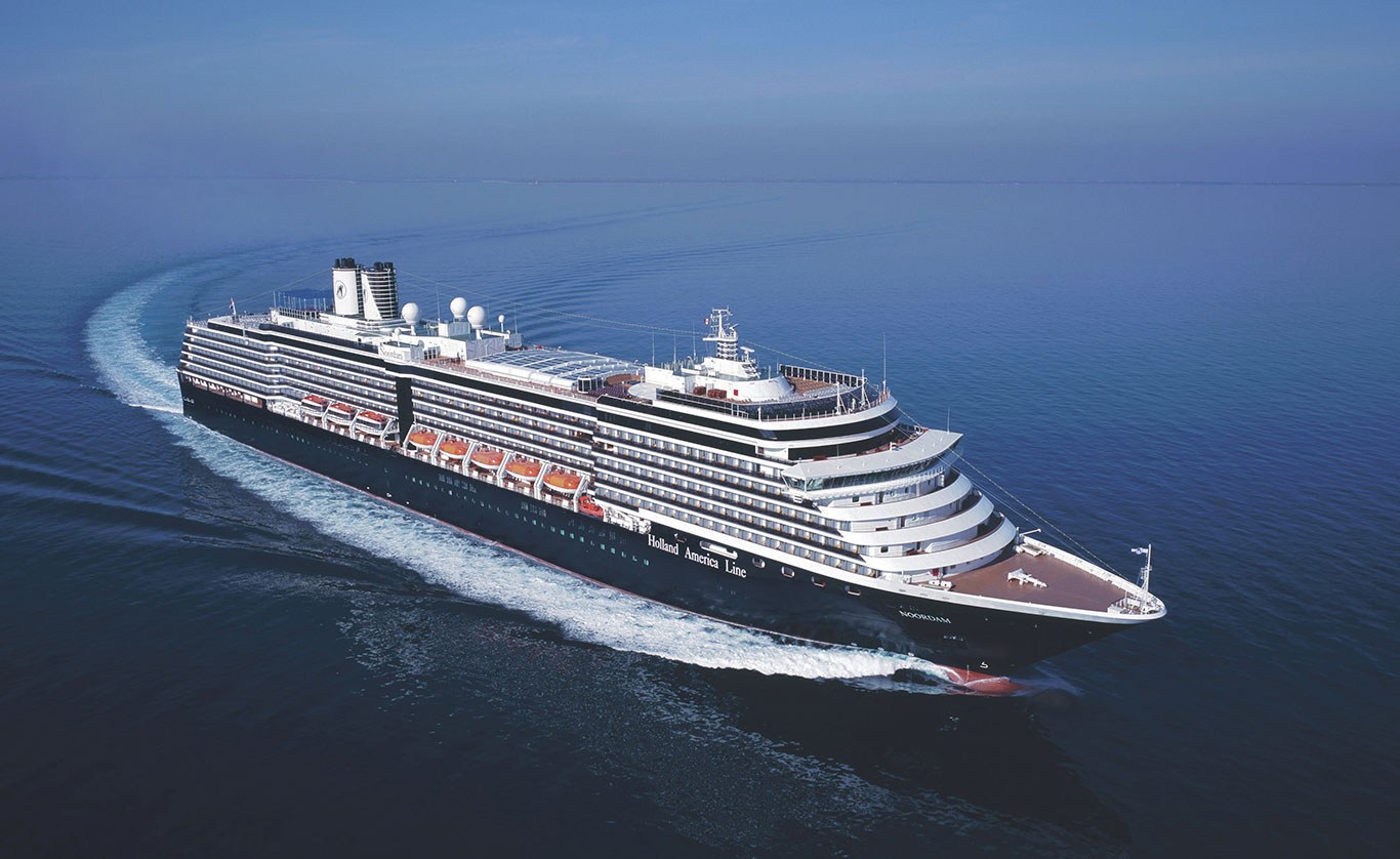 Holland America Line Noordam at sea