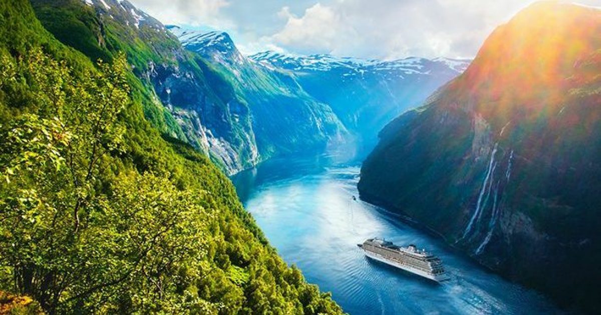 norwegian fjords cruise in july