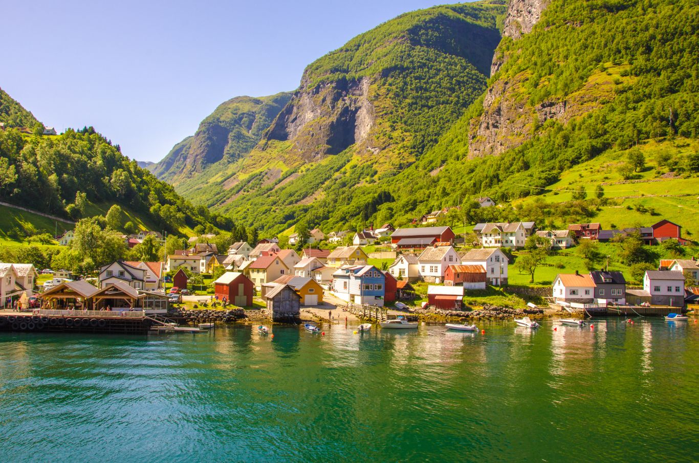 The tiny Norwegian village of Flam rewards a visit