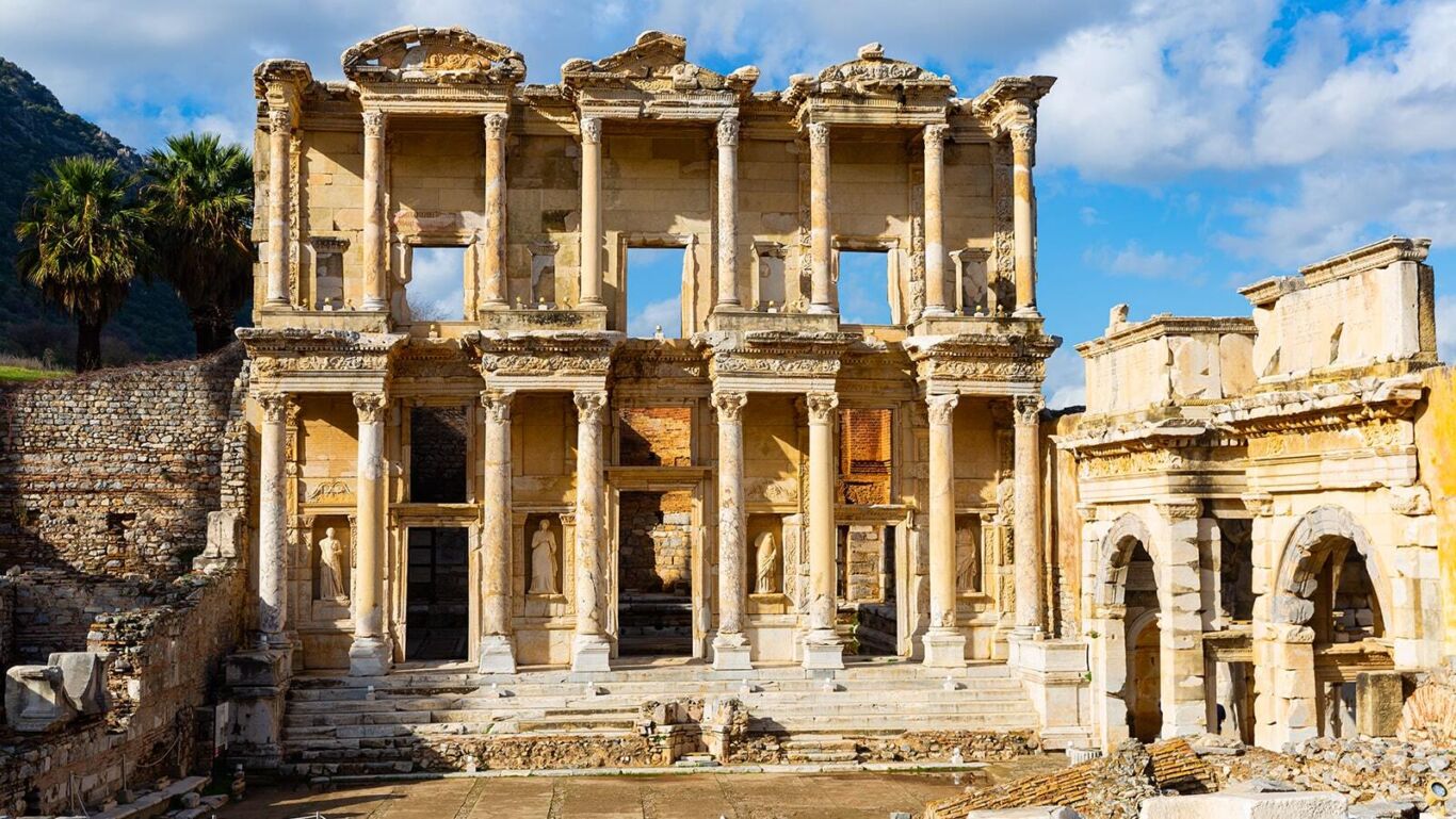Greek city of Ephesus in Turkey
