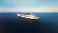 At sea