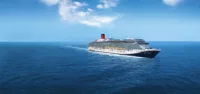 At sea
