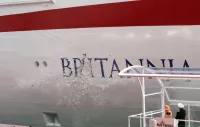 Photos of the Britannia naming ceremony