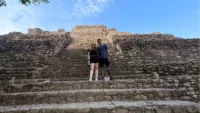 The Mayan Ruins of Costa Maya Mexico were a highlight Credit Abbie D