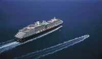 At sea