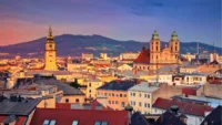 Linz at twilight