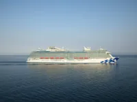At sea