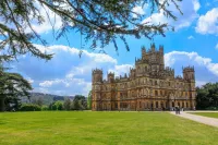 Grand Highclere Castle known due to Downton Abbey. Credit: Shutterstock