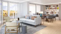 <p>Forward Explorer’s Suites will have spacious living rooms </p>
