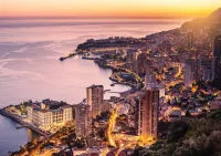 Monaco at night