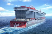 Find and book a last-minute cruise onboard Valiant Lady. Credit: Virgin Voyages