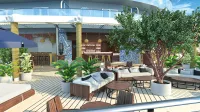 Virgin voyages outdoor area