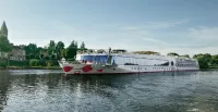 A-ROSA is stepping up with the eco-friendly, hybrid-powered A-ROSA Sena. Credit: A-ROSA