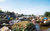Cruise along the mighty Mekong River through the heart of South East Asia. Credit: Shutterstock