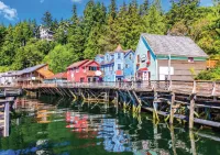 <p>Ketchikan’s photogenic waterfront</p>