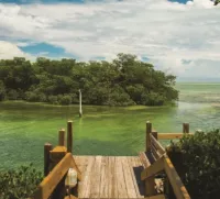 A wooden pier at Port Everglades