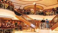 <p>Cunard christening, Queen Elisabeth</p>