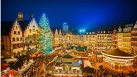 Sing carols, ice-skate, eat roast chestnuts, and drink mulled wine on a Christmas market cruise. Credit: Shutterstock