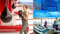 Adult playgrounds and snow grottos - bizarre ways to stay healthy on a cruise