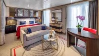 Queen Mary 2 suite: Nothing quite prepares you for the beauty of this art deco inspired liner. Credit: Cunard