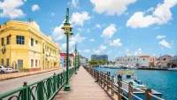 Visit Barbados bustling capital Bridgetown through booking with ROL Cruises. Credit: Shutterstock