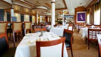 Ambassador cruises operate two dinner sittings, which can be requested when booking your cruise. Credit: Ambassador Cruise Line