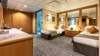 Marella Inside Cabins feature twin beds that can be made into a queen-size. Credit: TUI