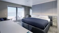 The Grand Balcony Suite offers a separate lounge and sleeping area and a beautiful balcony. Credit: Emerald