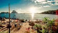 Say hola to Ibiza with Virgin Voyages. Credit: Shutterstock