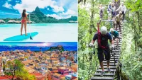 5 best adventure cruise excursions from zip-lining in Costa Rica to diving in Tahiti