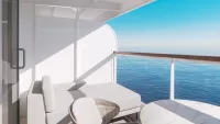 Explora 1, the first ship to launch from Explora Journeys, will feature ocean terrace suites. Credit: Explora Journeys