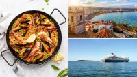 Paella, sherry and tapas - best food and drink both on and off-board with Fred. Olsen