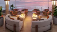 Norwegian Prima is home to NCL's first-ever upscale open-air marketplace, the Indulge Food Hall. Credit: NCL