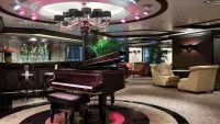 Vicky very much enjoyed vodka martinis at the Horizons Bar. Credit: Oceania Cruises