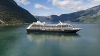 The 702-passenger Azamara Pursuit offers an elegant all-inclusive experience. Credit: Azamara