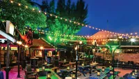 A beach club by daytime, Harbour Lights morphs into the island's hottest dance venue when night falls. Credit: Harbour Lights