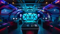 New and exclusive to Arvia, Mission Control is a unique immersive experience. Credit: P&O Cruises