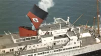 SS Île de France film set