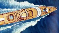 SS Canberra aerial view