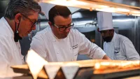 Experience world-renowned chefs prepare culinary masterpieces as you sail. Credit: Oceania Cruises